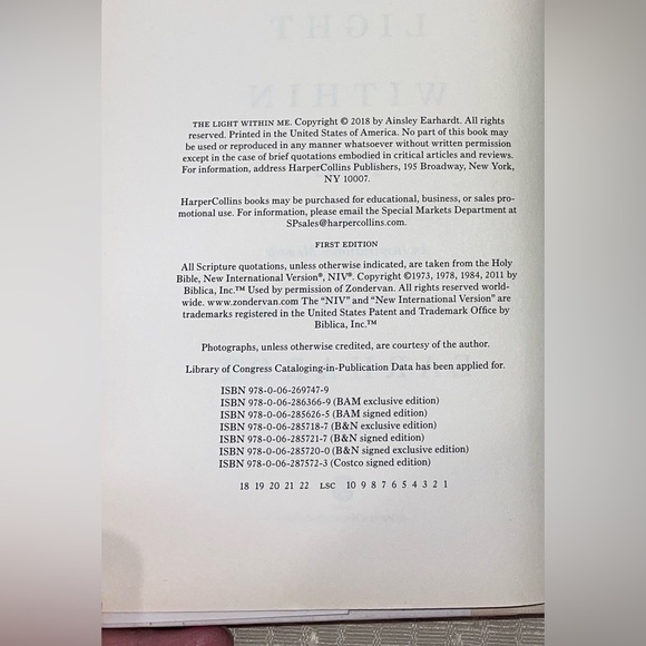 'EUC The Light Within Me' Inspirational Memoir - White Cover - Picture 6 of 6